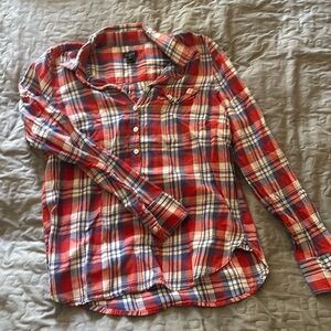 J Crew 3/4 button down